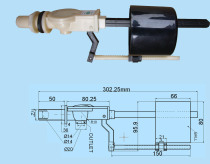  Toilet float valve Seat toilet float valve Punch drilling water tank float valve