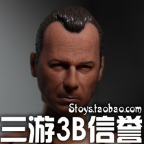 Three tours of Coldplay Special 1 6 old cloth head sculpture Bruce Willis Die Hard Dragon Wei spot