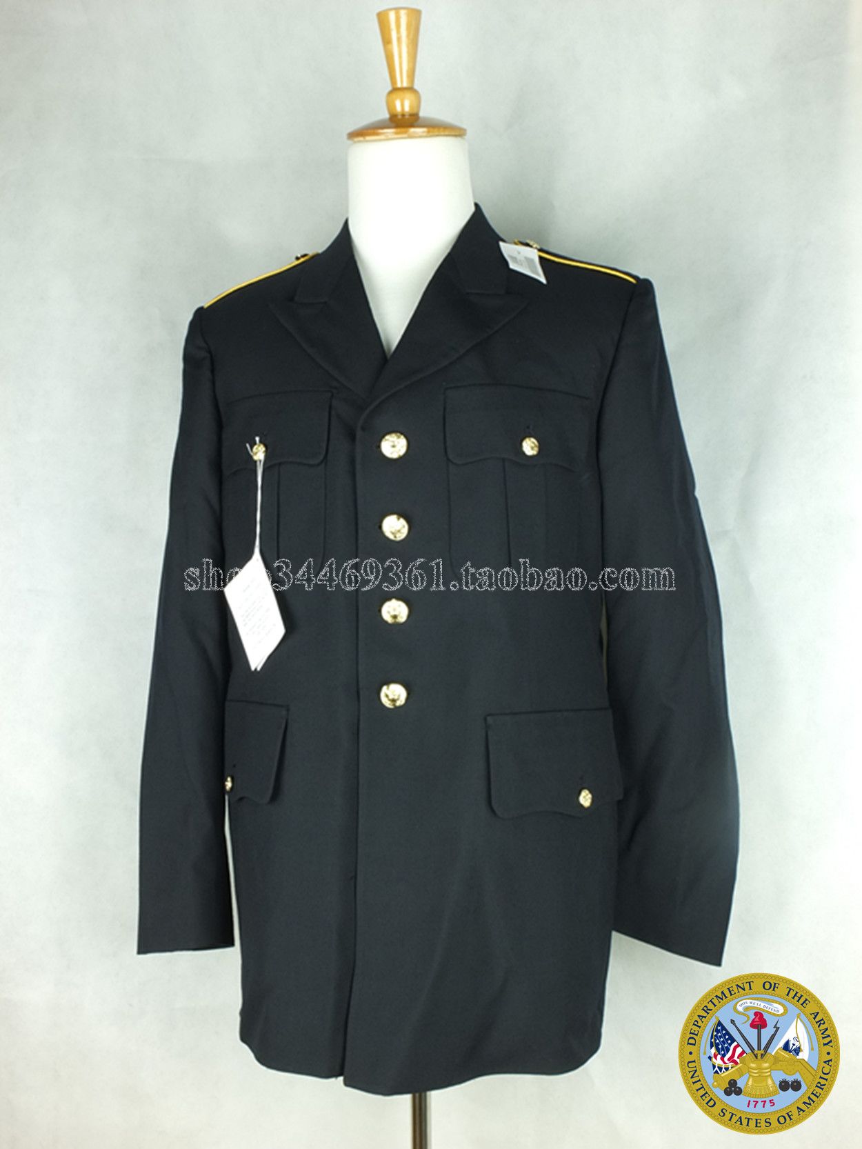 US Army Soldier Officer ASU dress new tag