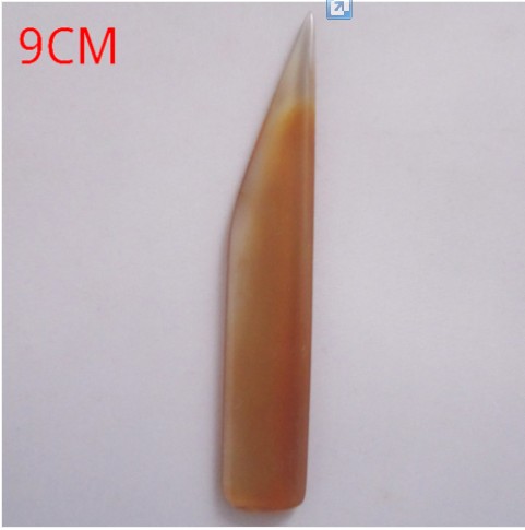 9cm gold and silver ornament polished and maintained natural quality agate knife beating gold tool Jewelry Care Accessories Manau Stone 