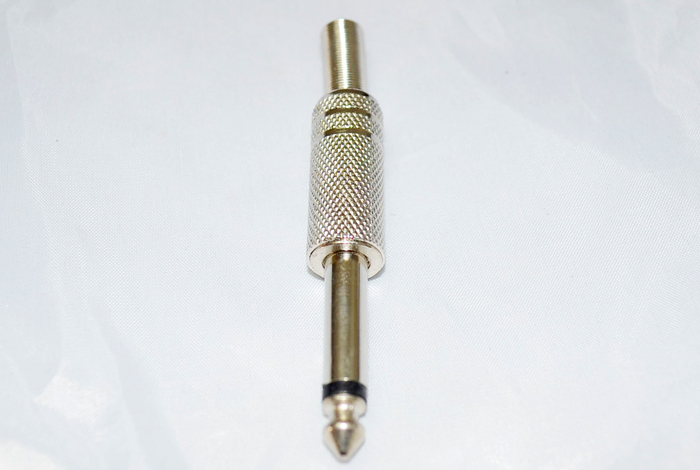 Single track Big two-core jack head 6 35mmTS microphone microphone audio plug