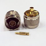 NJ male head connected to RG402 line 33 semi-soft semi-rigid line full copper N male connection RG141 line can be customized line