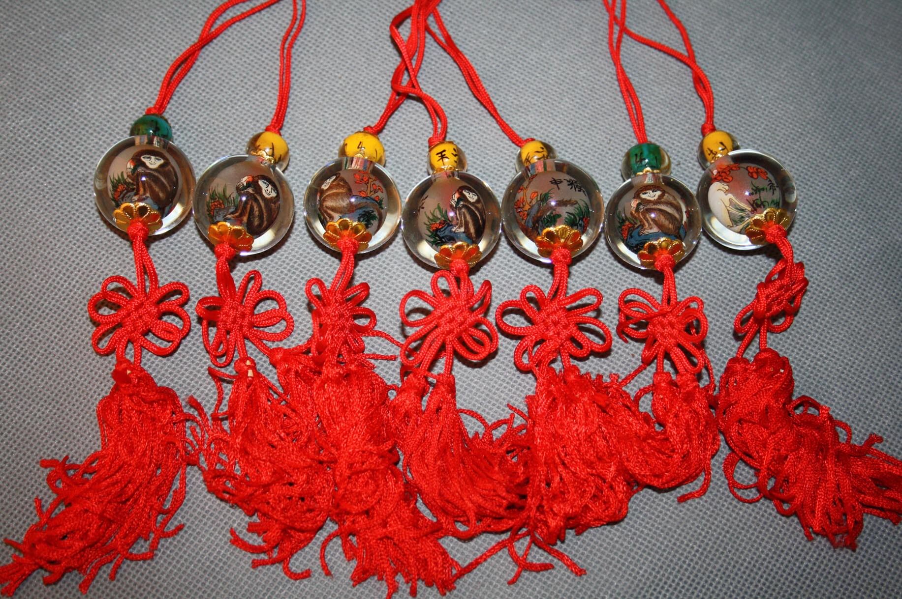 20 Year Old Inner Painting Zodiac Monkey Pendant Old Zodiac Auspicious Monkey Sweater Necklace Special Whet Price