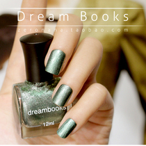 3 bottles of Dream Books healthy oily environmentally friendly nail polish Gem Palace California malachite