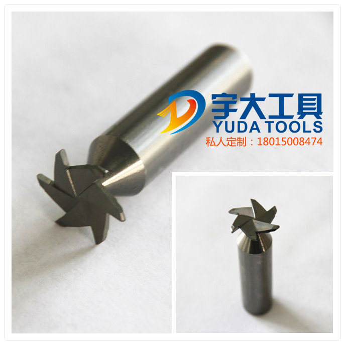 Customized solid carbide T-shaped milling cutter Customized forming tungsten steel T-shaped knife Non-standard coating
