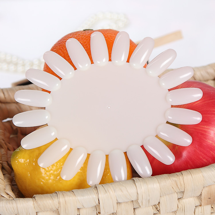 KaSi美甲色卡 透明色肉色展示色板 练习甲片展示 色板指甲片工具