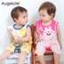 Augelute quần áo trẻ em trẻ sơ sinh vest onesies nam giới và phụ nữ bé romper hafu 31231 Áo liền quần