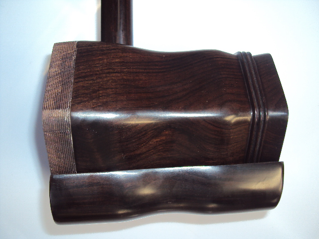 Factory direct sales black sandalwood Erhu shelf hexagonal Erhu ebony wood dry throw physical shooting
