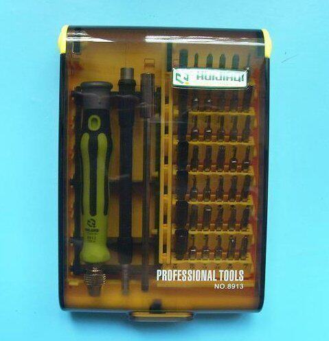Hui Jiaqi 8913 screwdriver set 45-in-1 with soft rod to remove mobile phone notebook