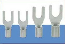 Jinfeng SNB2-6 galvanized terminal block Fork-shaped bare terminal Y-shaped cold-pressed bare wire lug end 1000 packs