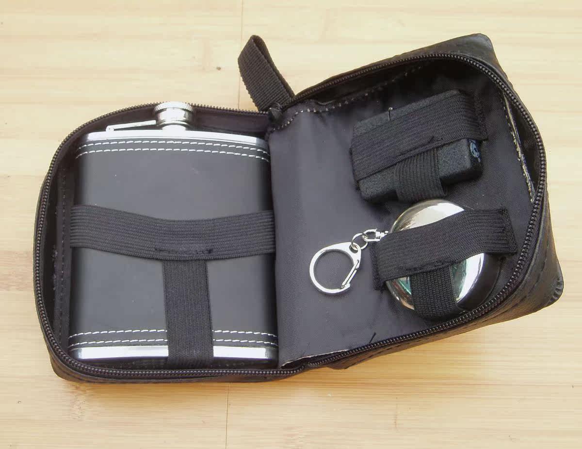 Snow Wolf Lake Travel Equipment Travel Wine Jug 7 Oz Wine Jug 6 Knoe Fold Cup Kerosene Lighter Suit