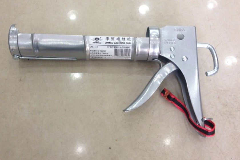 Zinmao boutique glass pressed glue gun to glue gun silicone gun glass rubber gun stainless steel silicone gun