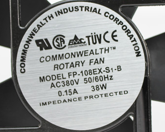 Sanxie 17251 380V 220V cooling axial fan 150*170*51FP-108EX-S1-B S