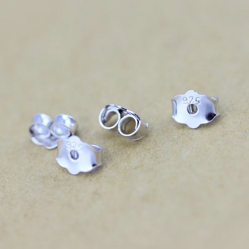 Usd 4 19 Anti Allergic Ear Plug 925 Sterling Silver Anti Allergic Ear Plug 925 Sterling Silver Earplugs Wild Buckle Cap Earrings Plugs Back