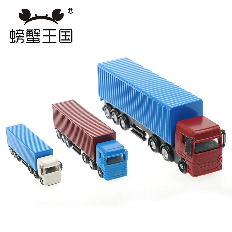 Bàn cát mô hình cảnh 1: 100 màu xe container 1: 200 xe tải lớn 1: 150 mô hình ô tô - Công cụ tạo mô hình / vật tư tiêu hao