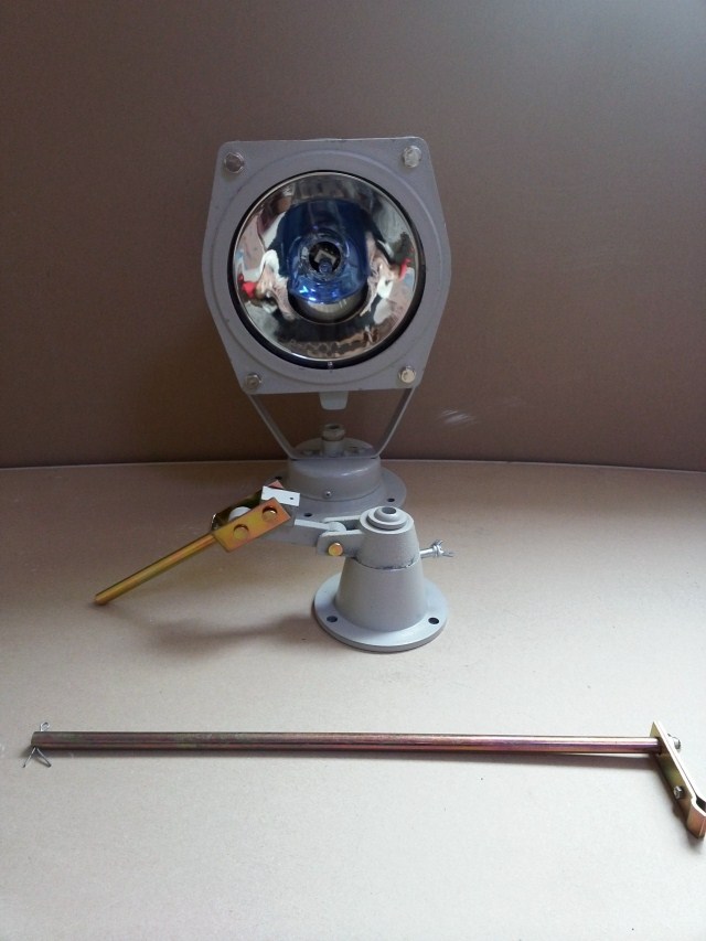 Marine TG9 Remote search light (24V-250W) aluminium