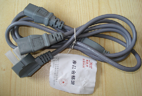 External 1 minute 2 national standard power cord 1 8 m computer supply wire host power supply line power supply branch wire wire