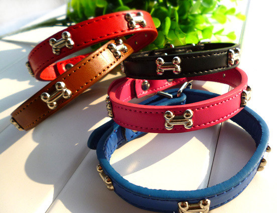 Special Price Pet Items Collar Bone Item Ring Leather Items Ring Pet Pooch Collar Large Small And Medium Dog