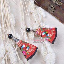  Ethnic style jewelry Yunnan ethnic jewelry handmade ethnic earrings S008