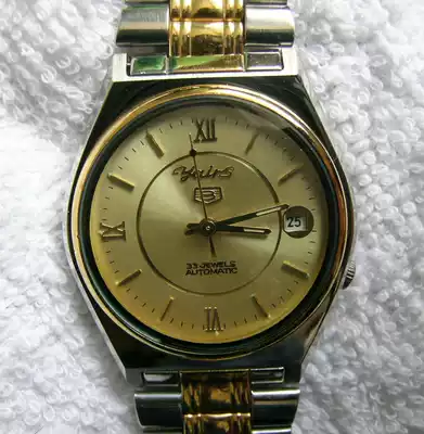 Inventory New 90 s old mechanical watch Liaoning watch factory Yashi brand automatic calendar Men's Watch 1#