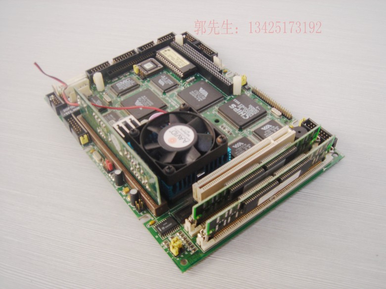 Taiwan Advantech embedded industrial control board PCM-5860 Rev A2 with CPU memory 586 physical map