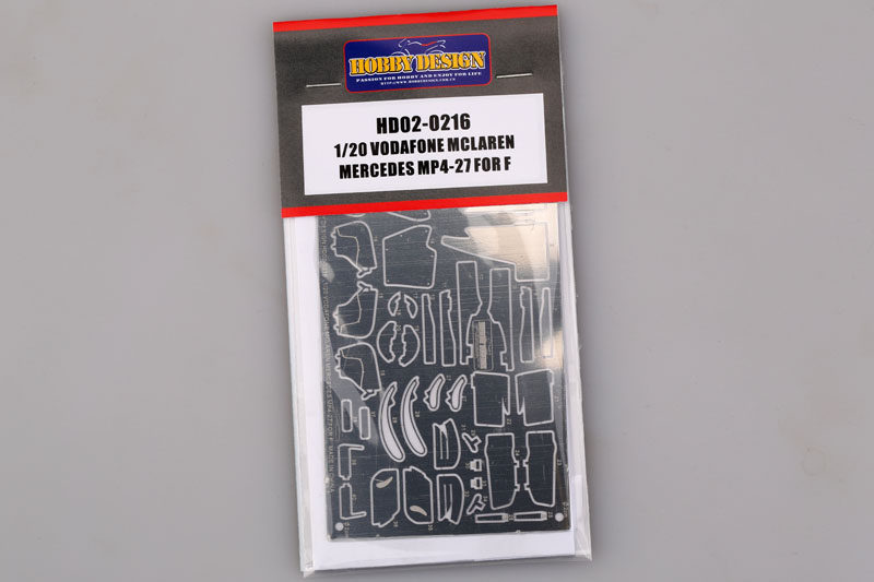 HobbyDesign etched sheet 1 20 McKay wheel MP4-27 with F HD02-0216