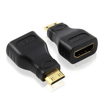 Guancheng mini HDMI to standard HDMI adapter mini graphics card flat panel DV camera to connect TV