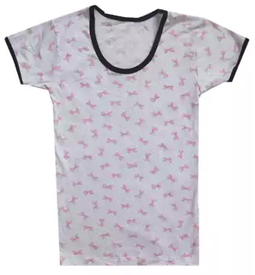 Canon Foreign Trade Day single child cotton thread fabric half sleeve knitted shirt T-shirt