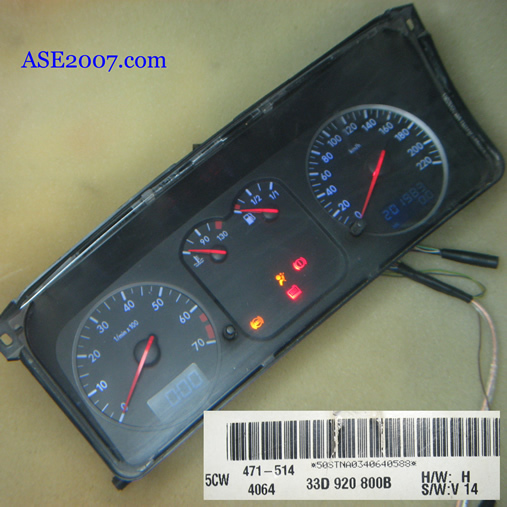 Dismantling car Santana 3000 type Zhijun instrument assembly 33D920800B Deco warranty for half a year