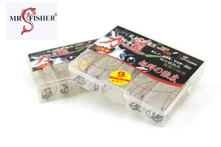 Strength blast hook 4 bomb hook Fishing Group 6 hook fishing hook sharp sea rod hook