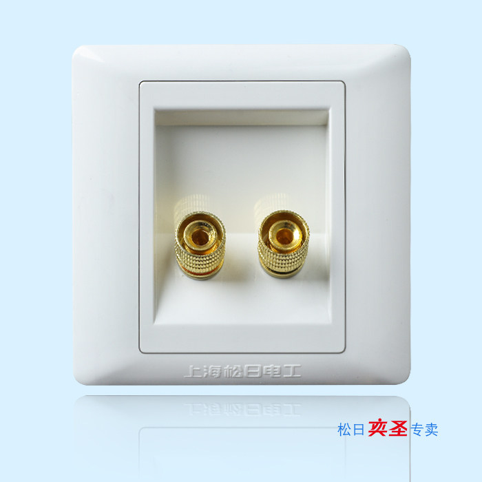 Shanghai Sunday Switch Socket 86 Type Single Link (Dikou) Acoustic Horn Socket 620072