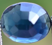 Large natural sapphire luo shi Shandong sapphire ring surface glittering and translucent get rid of 4 3 Karat 9*11mm