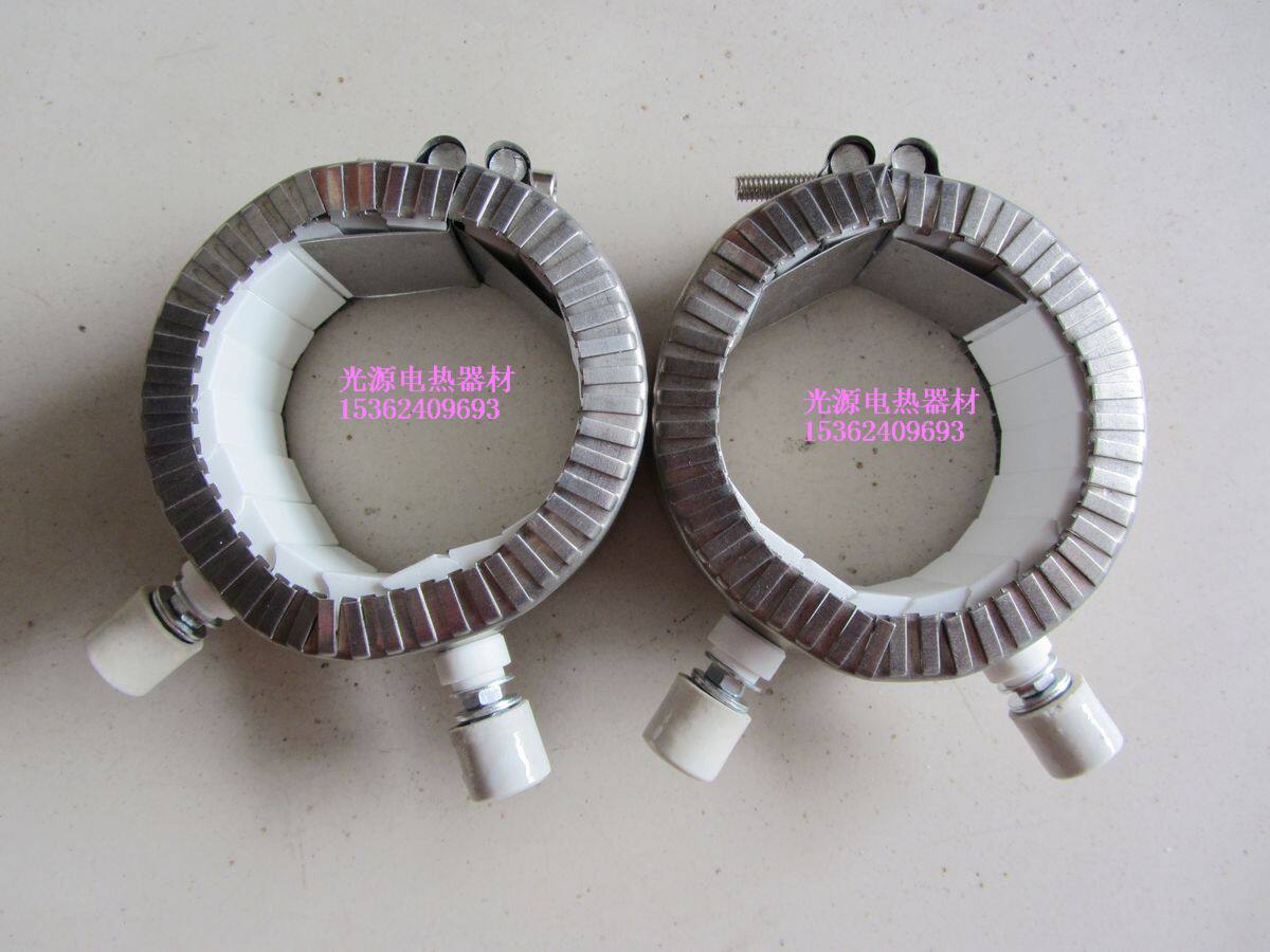 Ceramic heating ring Ceramic electric ring Ceramic heating ring Injection molding machine shot the hair ring 75*75 220V