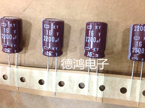 Black Diamond NCC 16V2200UF 12 5X20 KY Series High Frequency Low-resistance Japanese Chemical Original