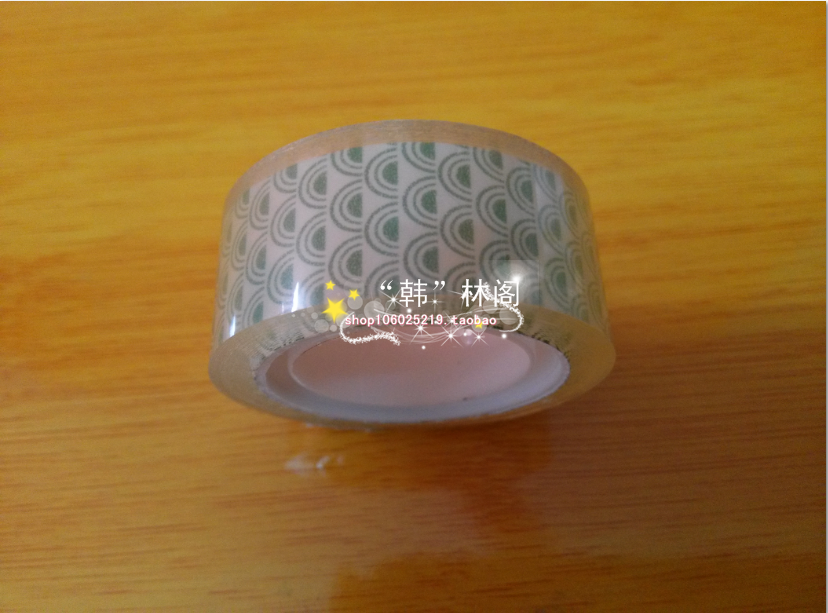 Stationery adhesive tape 1 8 cm wide right-hand man handmade transparent single-sided modified rubberized rubberized rubberized fabric with strong adhesive hand tear