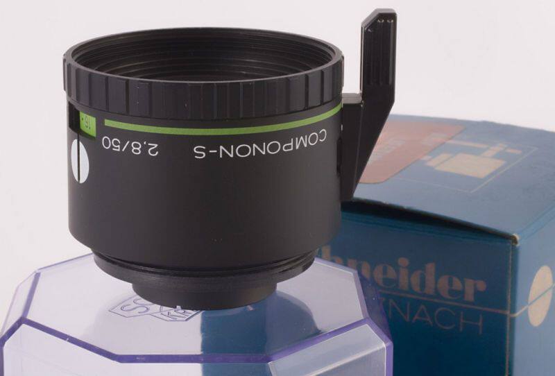 SCHNEIDER-KREUZNACH COMPONENTS 50mm f 2 8 Schneider professional enlarged lenses