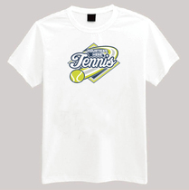 Quick-drying sweat-absorbent breathable tennis wear T-shirt short-sleeved tops jersey sportswear casual wear peripheral round neck