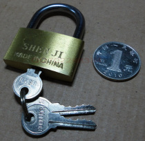 (Shenji brand) Copper padlock-40mm(Shenji Lock Industry-Hangzhou special distribution) Hot sale ~ 