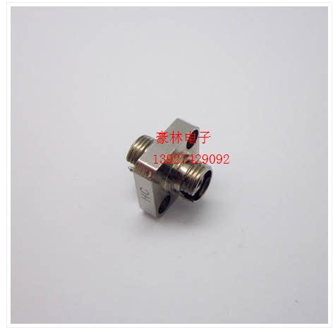 FC FC fiber optic head flange square plate double hole RF coaxial connector