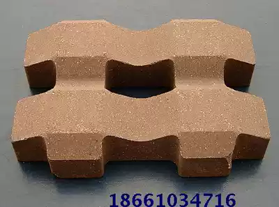 Factory direct clay lawn brick gardening permeable brick well-shaped lawn brick grass brick planting clay grass brick