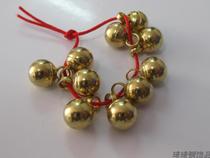 8MM round pearl brass flower button Tang suit Hanfu buckle cheongsam buckle bracelet DIY accessories