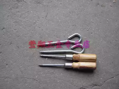 Iron handle tile knife needle Wooden handle needle