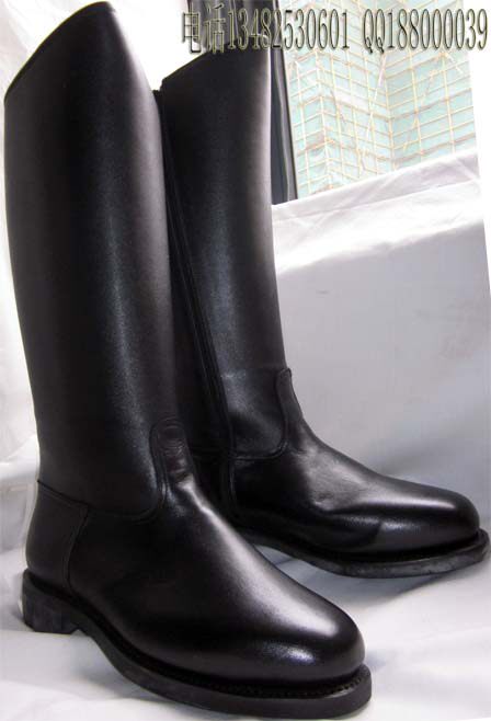 New Winter Season Military Horse Boots Riding Boots 3515 Meters Honor Guard With Protocol Whistle Horse Boots Man Long Barrel Fur Boots