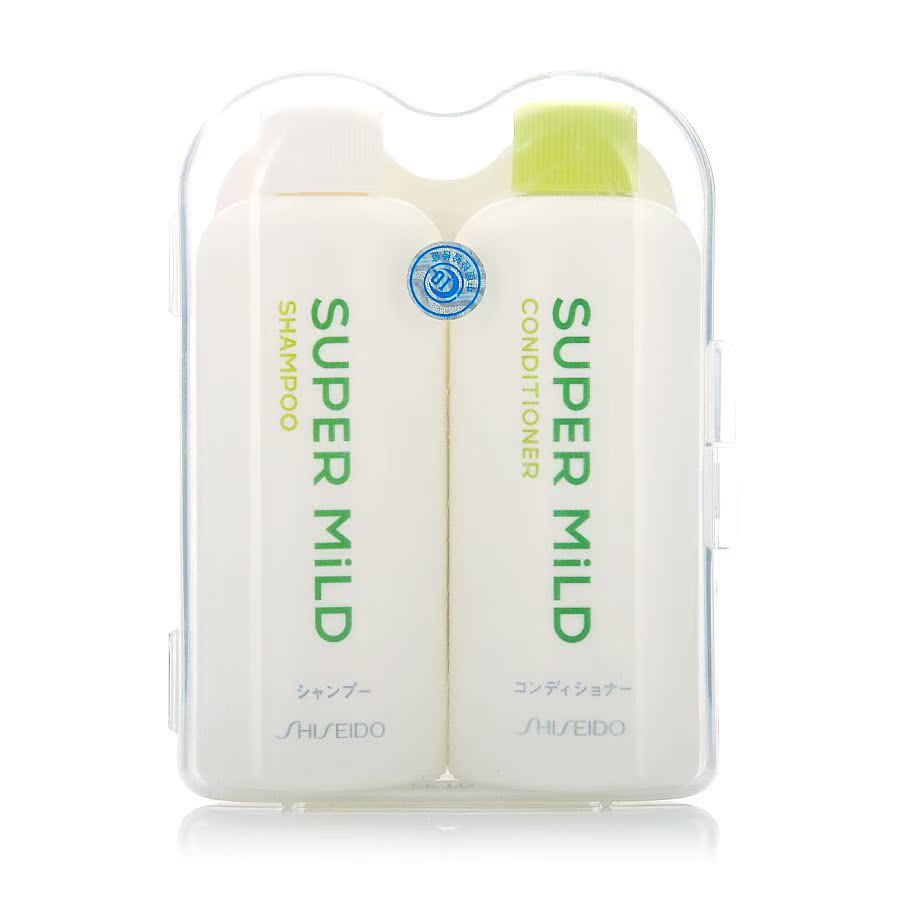 日本原装进口资生堂 惠润绿野芳香洗发水护发素旅行装50ml*2 正品