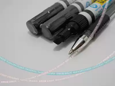 Lion flat head marker pen black flat head oil pen male lion 250 singular microphone pen oily quick drying