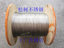 Factory Shop Flush Crown 304 Stainless Steel Wire Rope Clothesline Flagpole Rope Wear 7 * 19 1 5mm coarse