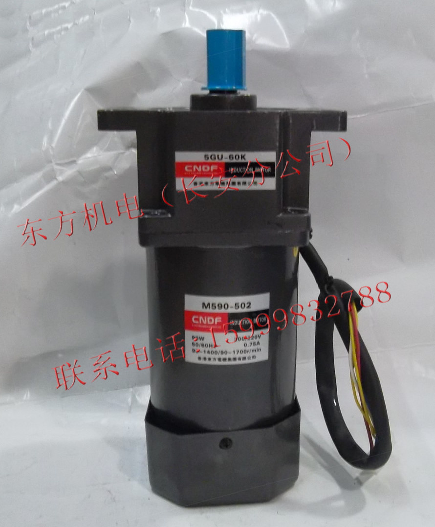 Hong Kong Eastern CNDF motor speed throttle motor M590-502 5GU-60K (without speed regulator)