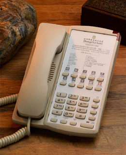 Exclusive Hotel Telephone room 10 Personality Panels Customised Kine Gold Drill 8002