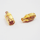 SMAJ to MCX female RF adapter full copper gold-plated custom wire large quantity can be excellent SMA adapter