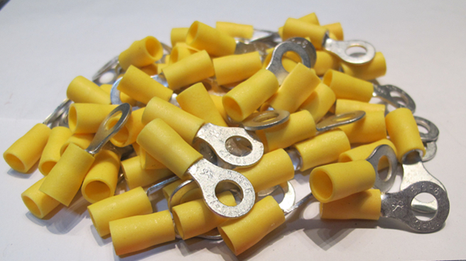 Export type brass silver-plated wiring lug 3 yuan only